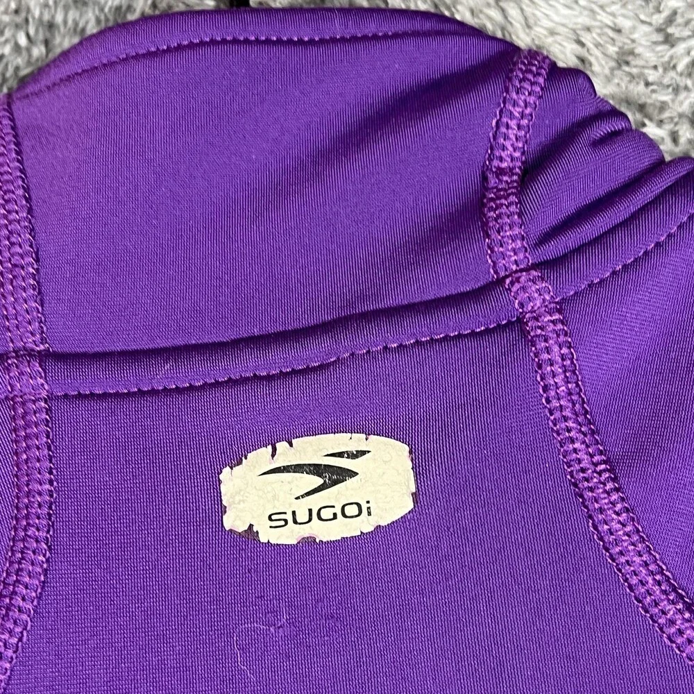 Sugoi Pullover Womens Medium Purple Midzero 1/4 Zip Thermal Cycling Fleece Top